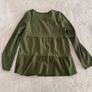 green long sleeve shirt for $7